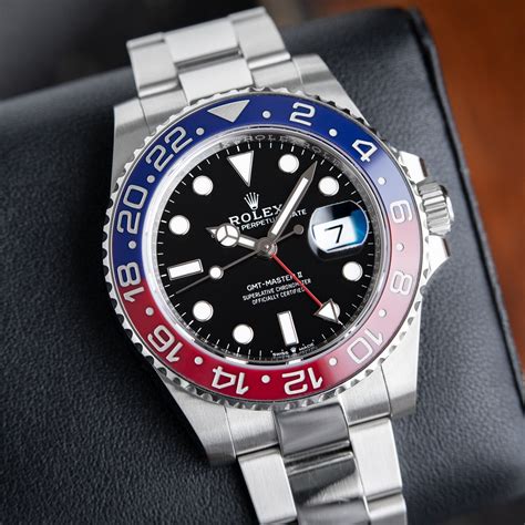 rolex gmt master 2 pepsi 2023|rolex gmt master 2 size.